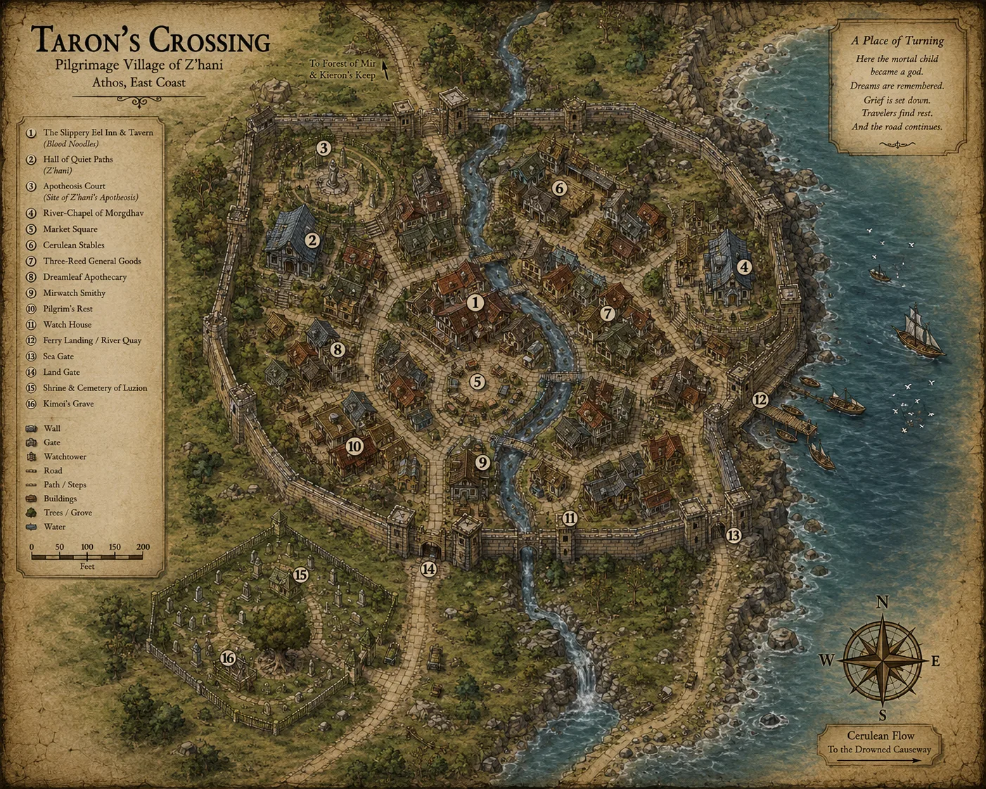 Map of Taron’s Crossing